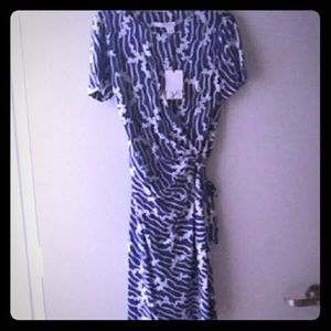 Zoe dress folia duo blue